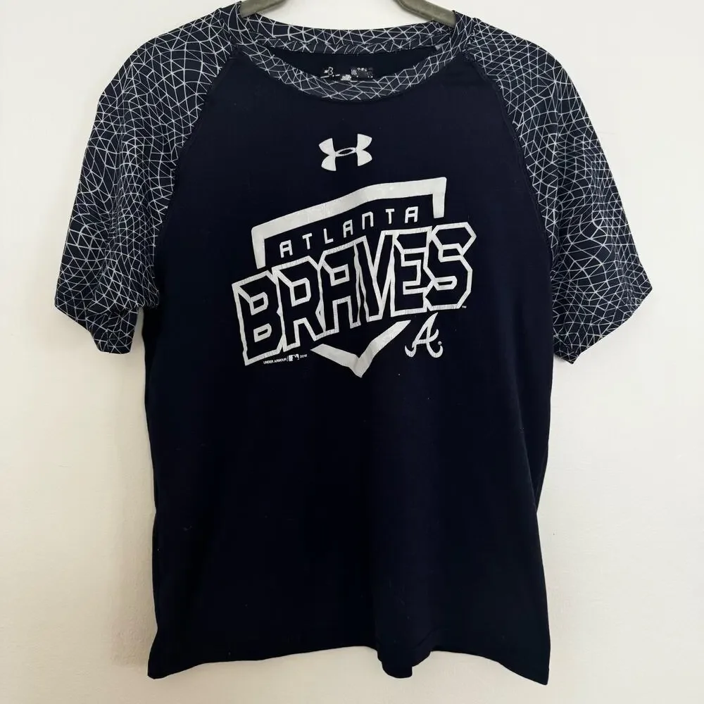 Under Armour Atlanta Braves Athletic, Loose Fit Heatgear Tee
